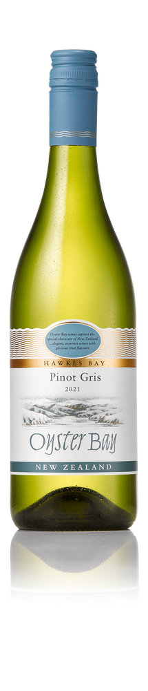 2021 oyster bay hawkes bay pinot gris wine bottle image