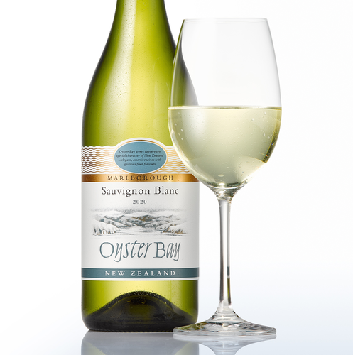 2020 oyster bay marlborough sauvignon blanc bottle glass hero