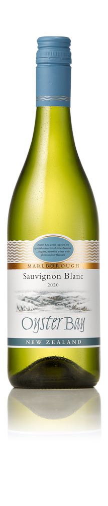 2020 oyster bay marlborough sauvignon blanc wine bottle